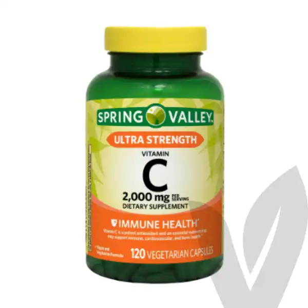 Vitamina C 2000mg Spring Valley 120 Cápsulas